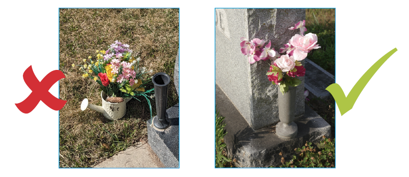 Cemetery Monument Rules